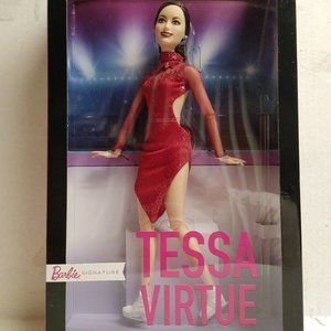 Toys R Us Exclusive Mattel 2020 Tessa Virtue Barbie Signature Doll Olympics NEW